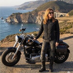 Harley Davidson Moto riding jacket 100% Cotton mesh lined